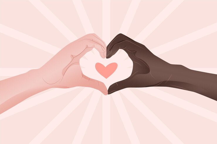 Vettore gratuito ferma il concetto di razzismo