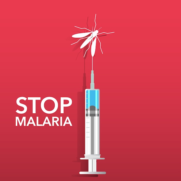 Ferma lo sfondo della malaria