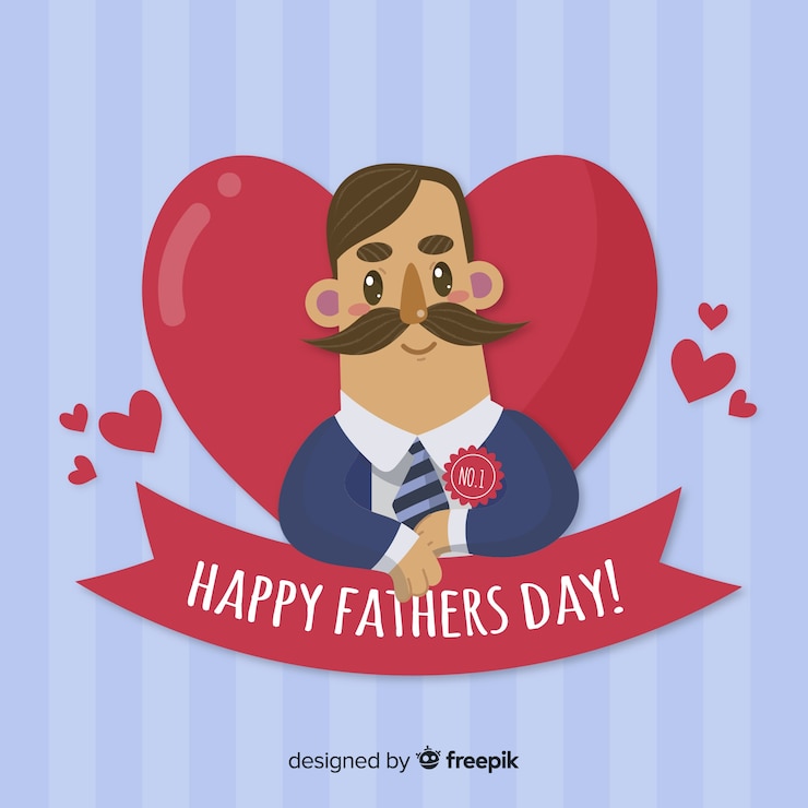 Vettore gratuito festa del papà