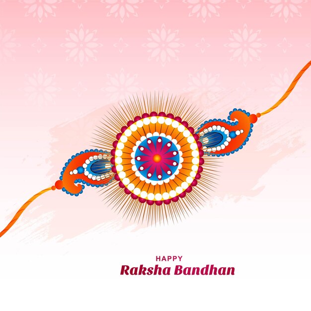 Festival indiano del fondo della carta di celebrazione di raksha bandhan