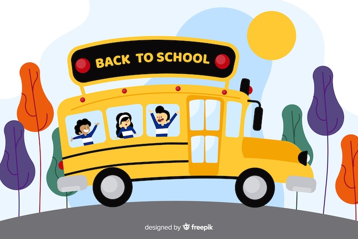 Vettore gratuito flat back to school background (ritorno alla scuola)