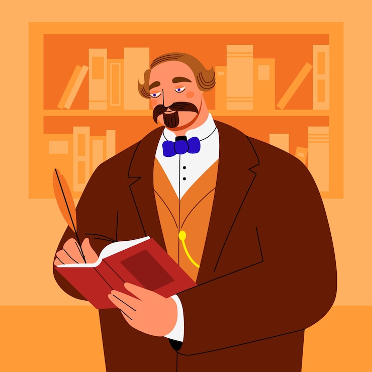 Vettore gratuito flat natalicio de juan pablo duarte illustrazione