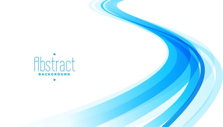 Vettore gratuito fluido astratto onde blu sfondo per la presentazione