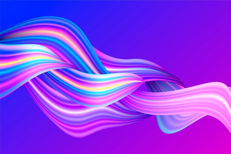 Vettore gratuito flusso di colore dello sfondo