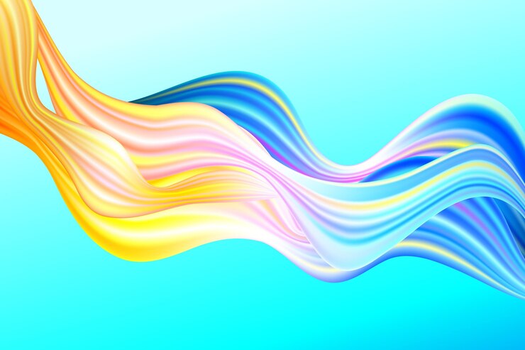 Vettore gratuito flusso di colore dello sfondo