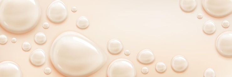 Vettore gratuito fondamento liquido crema bb trucco gocce cosmetiche