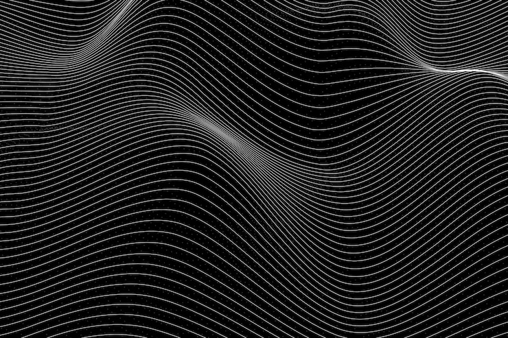 Vettore gratuito fondo astratto del modello di onda 3d