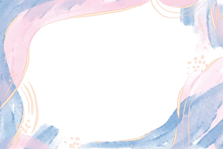Fondo astratto dell'oro blu rosa della spruzzata dell'acquerello dipinto a mano