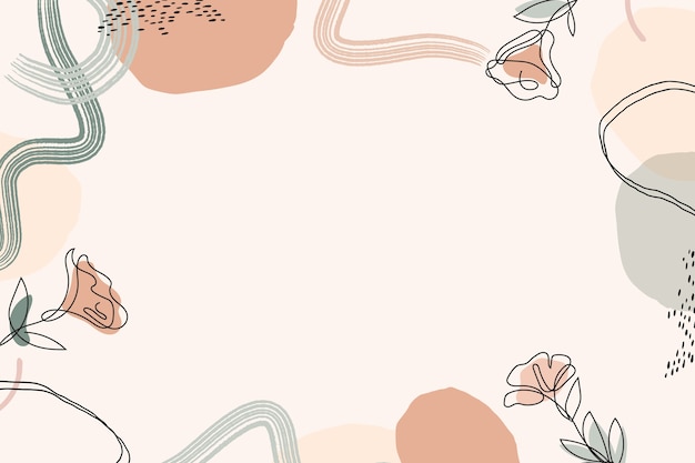 Fondo astratto di doodle disegnato a mano