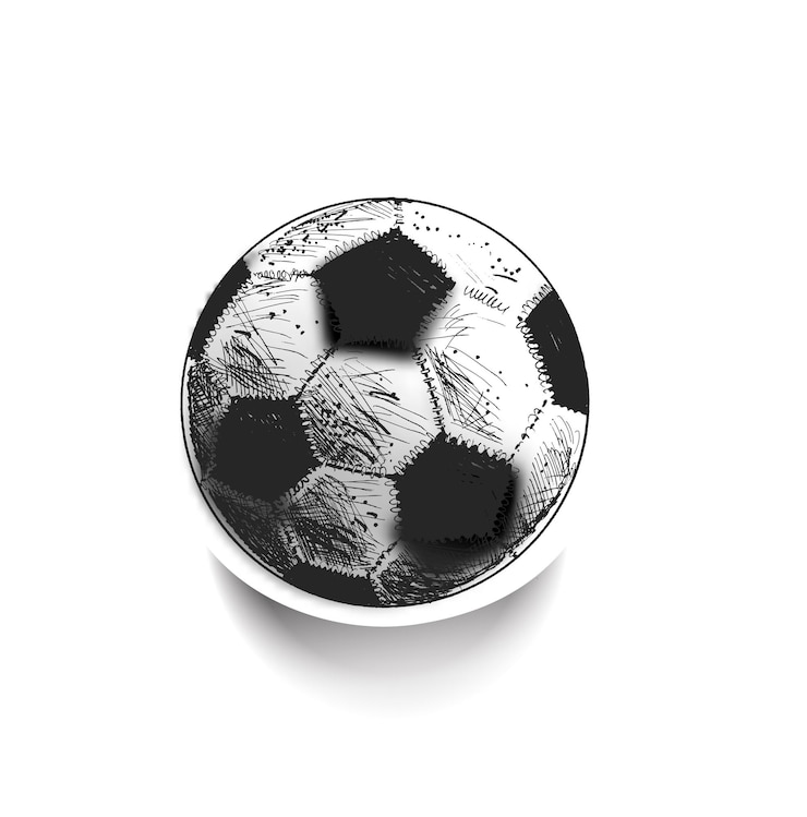 Vettore gratuito fondo astratto di vettore di disegno di calcio