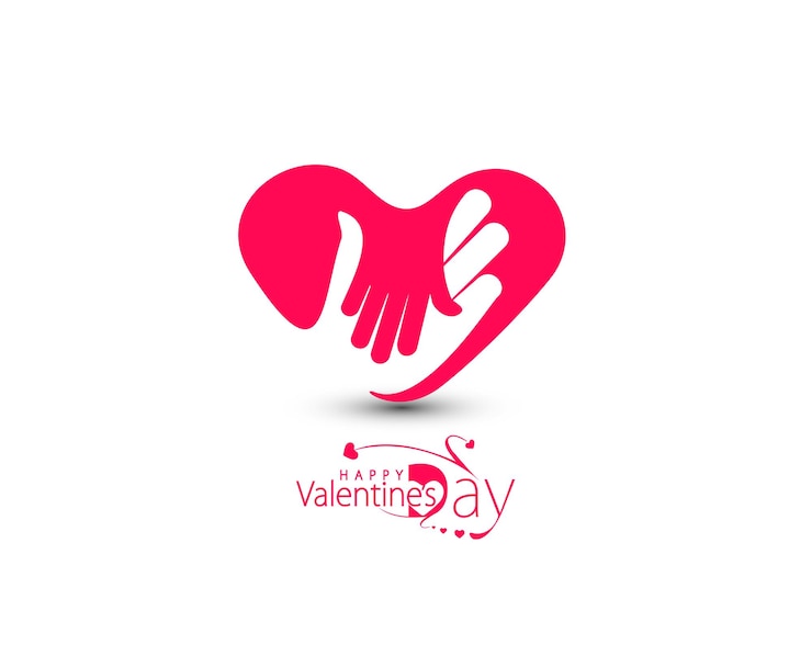 Vettore gratuito fondo del cuore di san valentino, illustrazione di vettore.