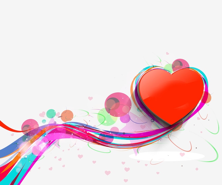 Vettore gratuito fondo del cuore di san valentino, illustrazione di vettore.