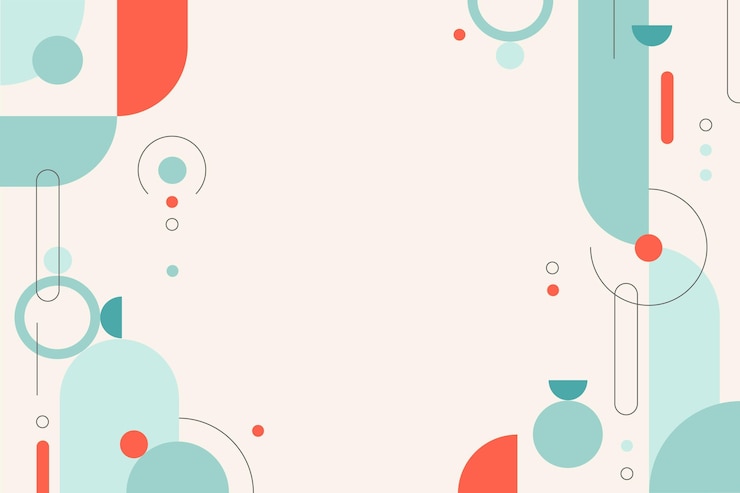 Vettore gratuito fondo geometrico piatto