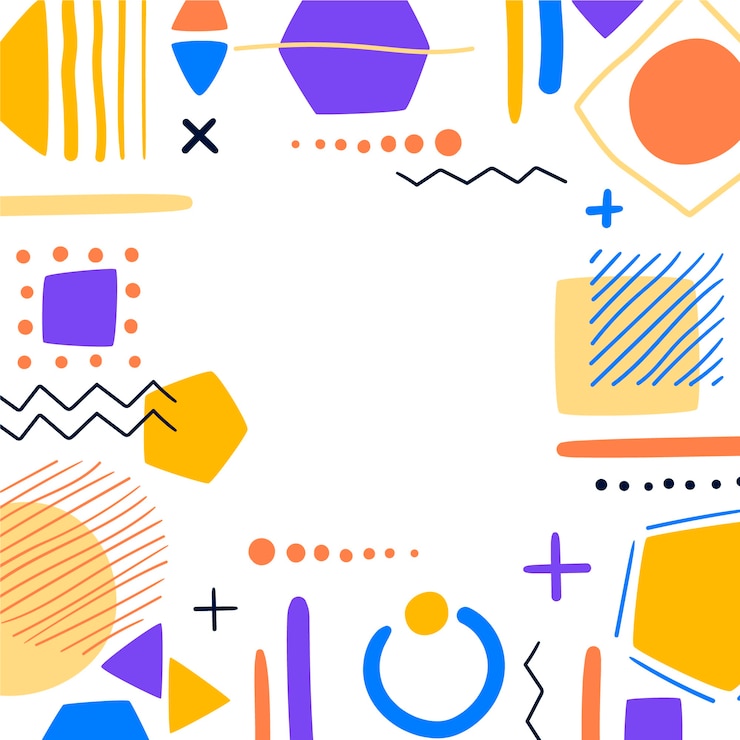 Vettore gratuito fondo geometrico piatto