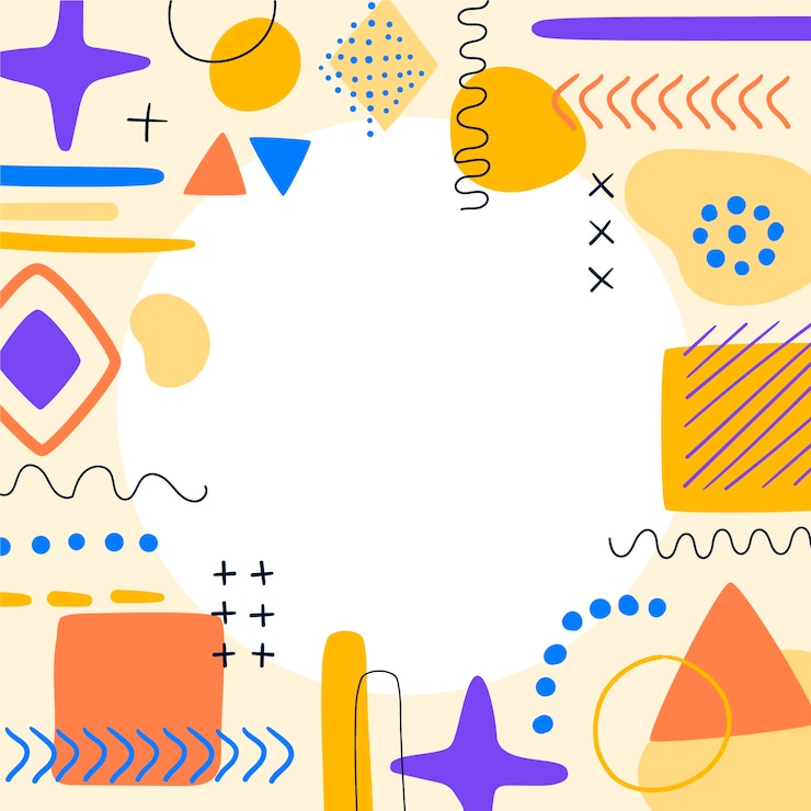 Vettore gratuito fondo geometrico piatto