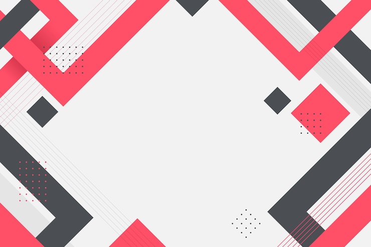 Vettore gratuito fondo geometrico piatto