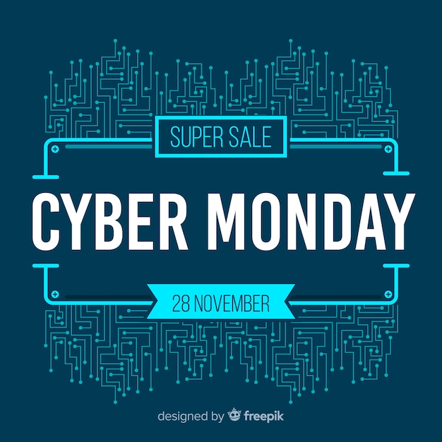 Fondo moderno di vendita di lunedì cyber