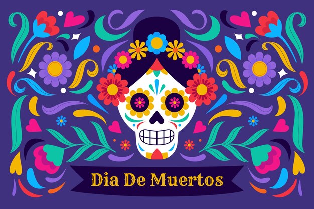 Fondo piatto di muertos