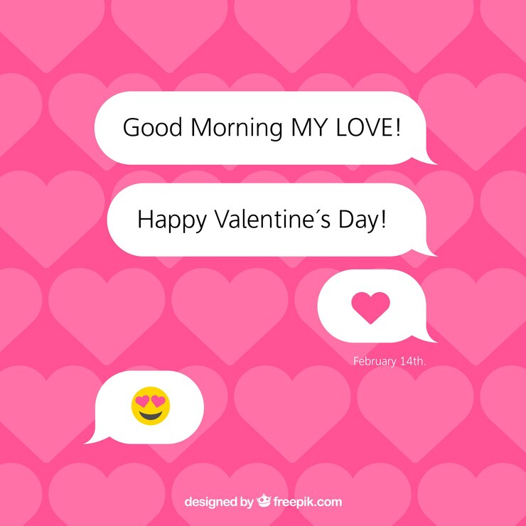 Vettore gratuito fondo piatto di san valentino