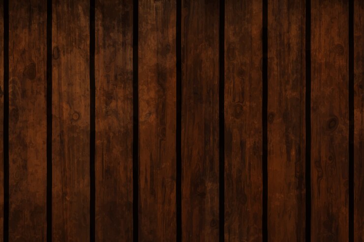 Vettore gratuito fondo realistico di struttura di legno