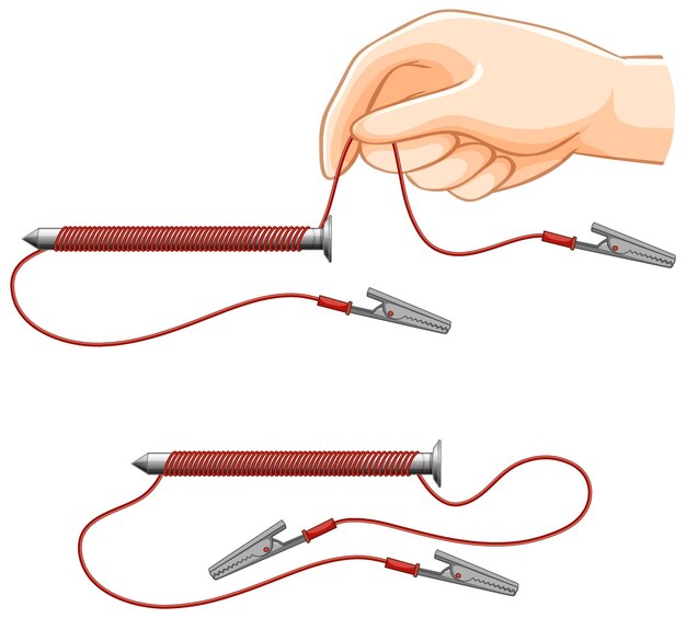 Forza della scienza dell'esperimento dell'elettromagnete