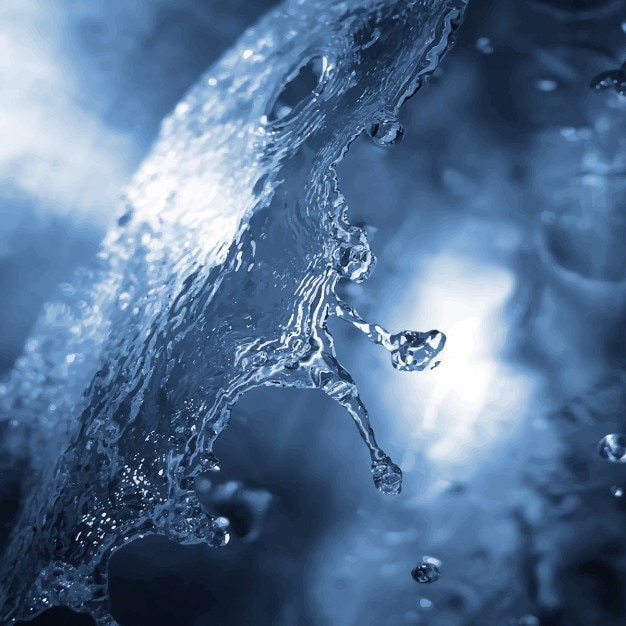 Foto vettore immagine realistica di un spruzzi d'acqua abstract