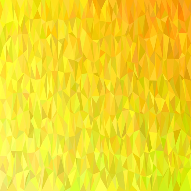 Geometrico astratto modello caotico triangolo sfondo - disegno vettoriale mosaico da triangoli gialli