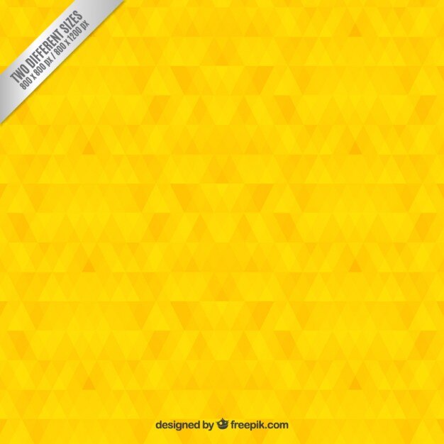 Vettore gratuito geometrico sfondo giallo