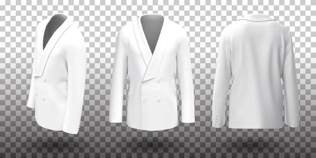 giacca bianca maschile