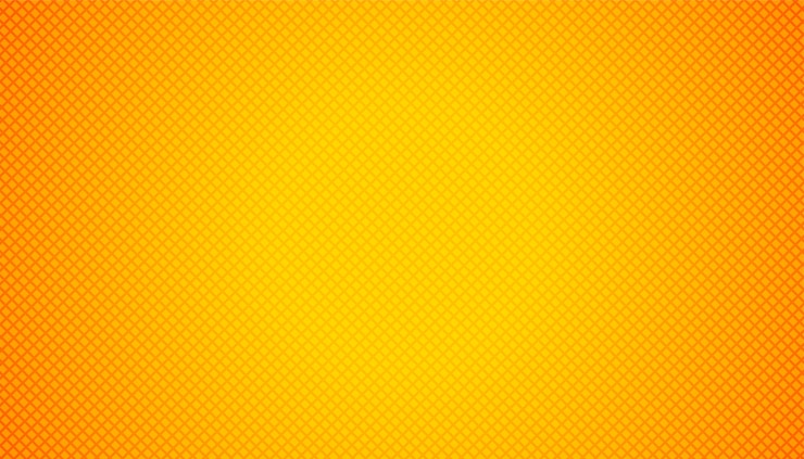 Vettore gratuito giallo arancio vuoto con motivi geometrici