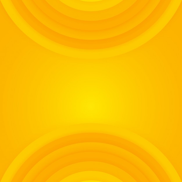 Vettore gratuito giallo con cerchi forme di sfondo