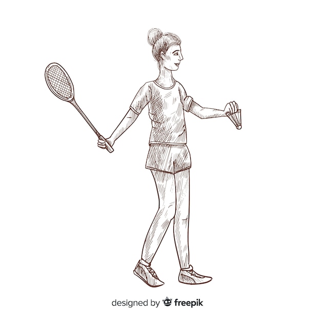 Giocatore di badminton
