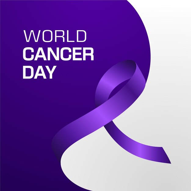 Giornata mondiale del cancro gradiente
