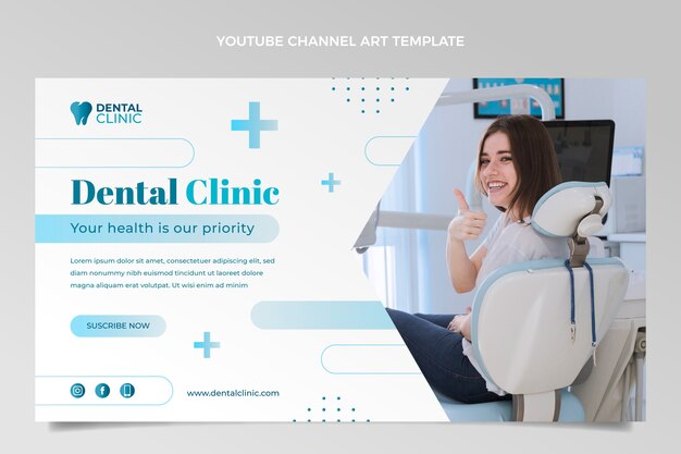 Gradient dentista canale youtube art