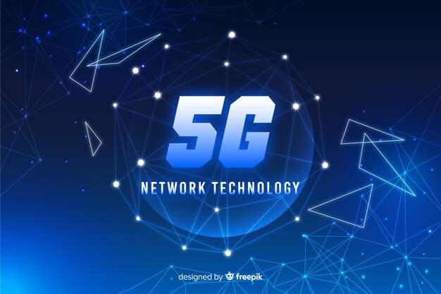 Gradiente 5g concetto di fondo