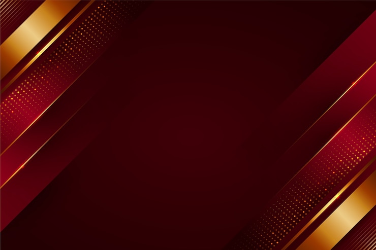 Vettore gratuito gradiente bordeaux e sfondo dorato