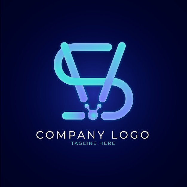 Gradiente vs design del logo