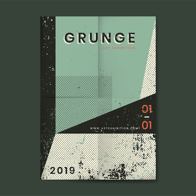 Grunge afflitto poster di texture