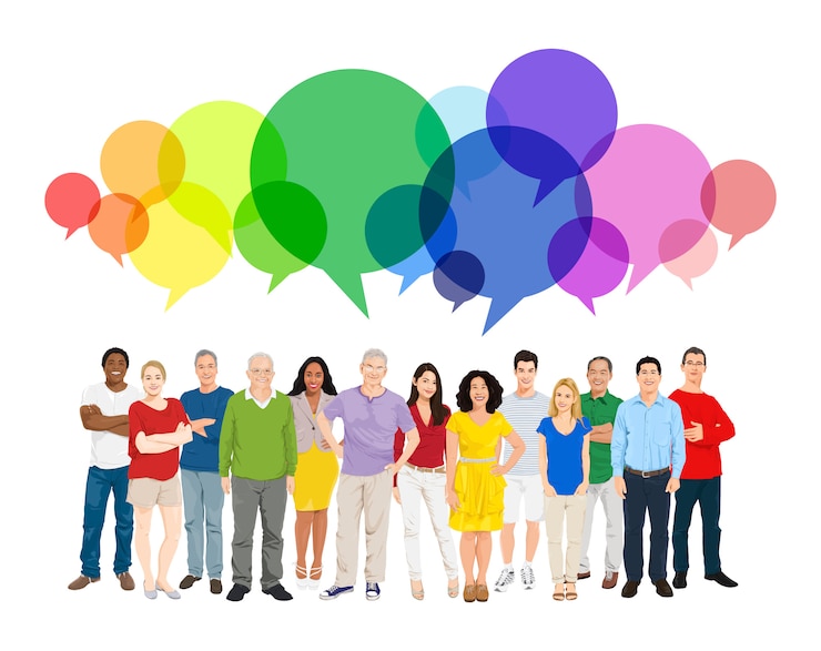 Vettore gratuito gruppo di persone