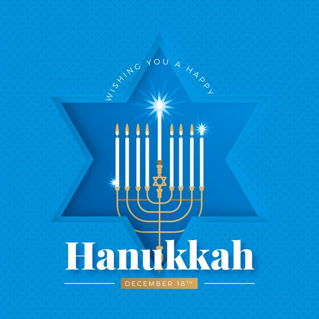 Hanukkah in stile carta