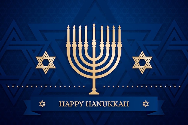 Hanukkah in stile carta