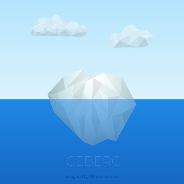 Iceberg Underwater