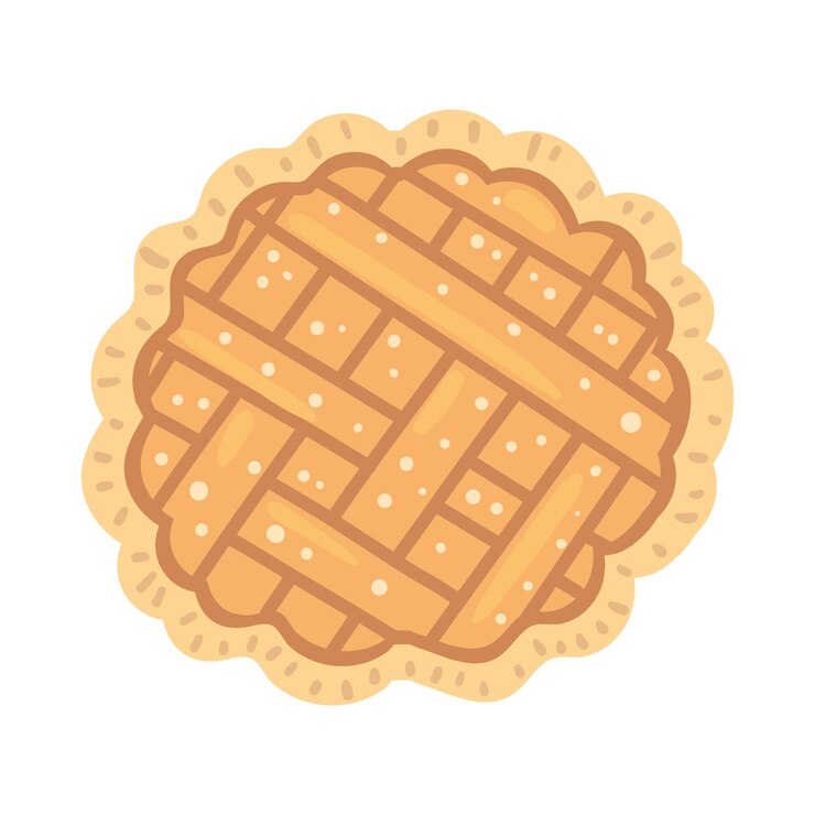Vettore gratuito icona del dessert della torta dolce isolata