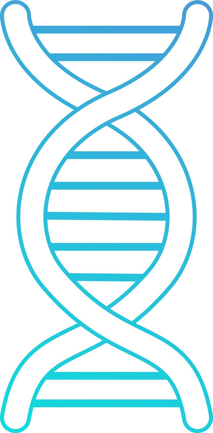Vettore gratuito iconica del dna