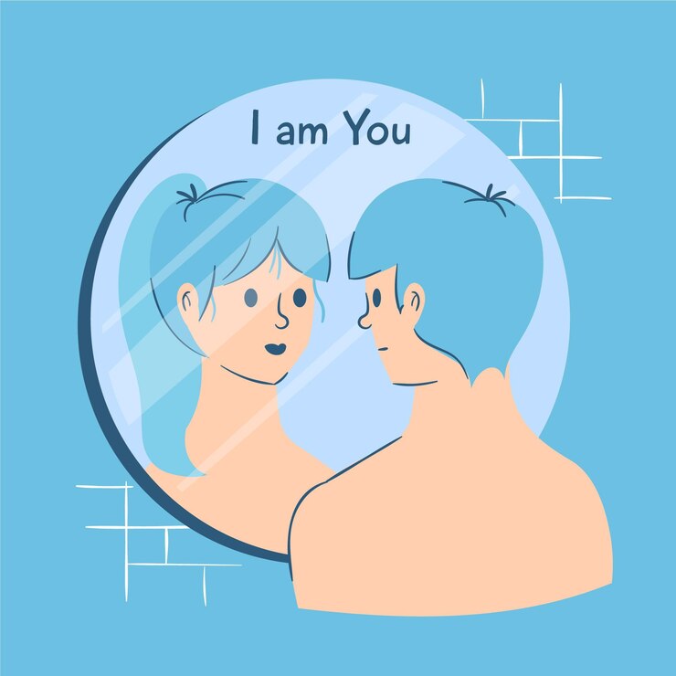 Vettore gratuito identità di genere illustrata concetto concetto