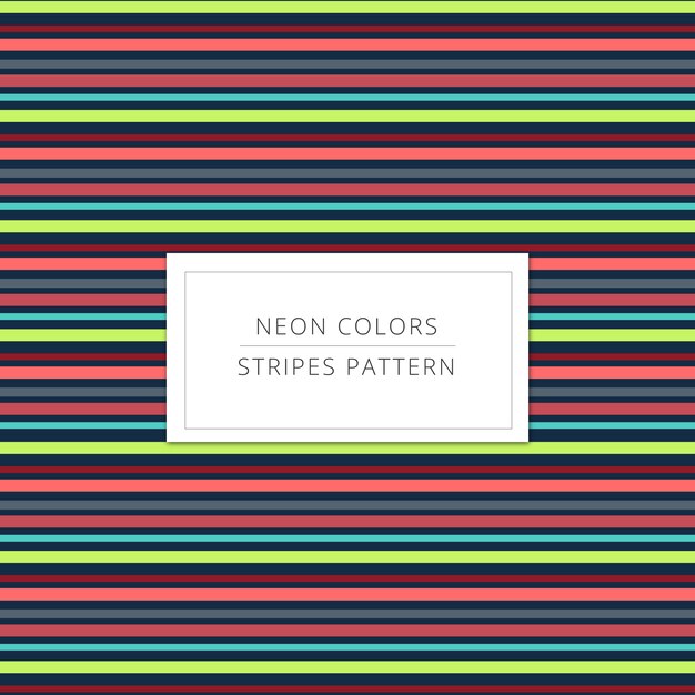 Il colore dei neon colori a strisce