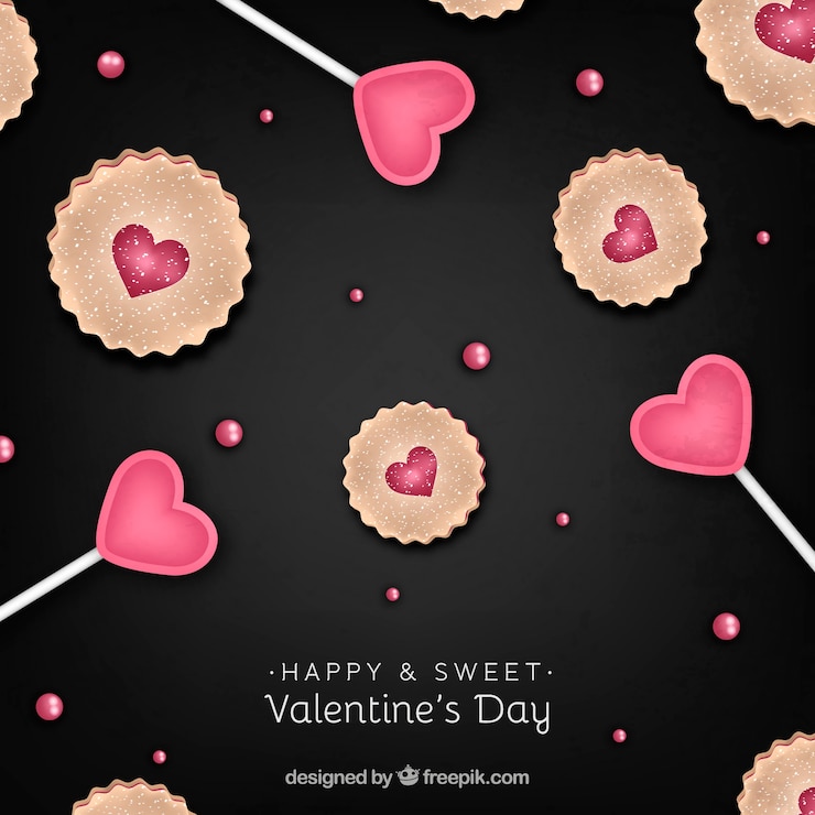 Vettore gratuito il giorno di san valentino sfondo