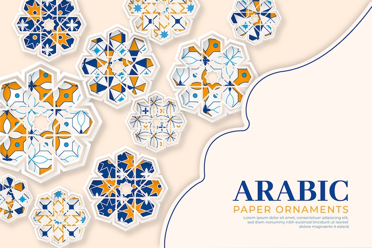Vettore gratuito illustrazione araba di design piatto