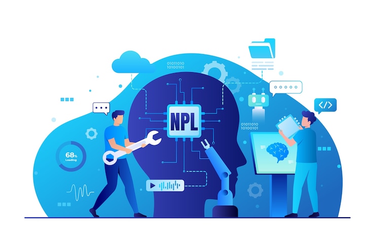 Vettore gratuito illustrazione creativa astratta npl