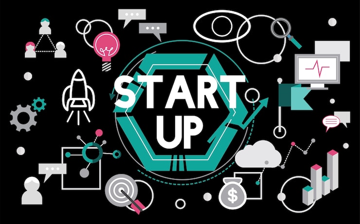 Vettore gratuito illustrazione del business di avvio